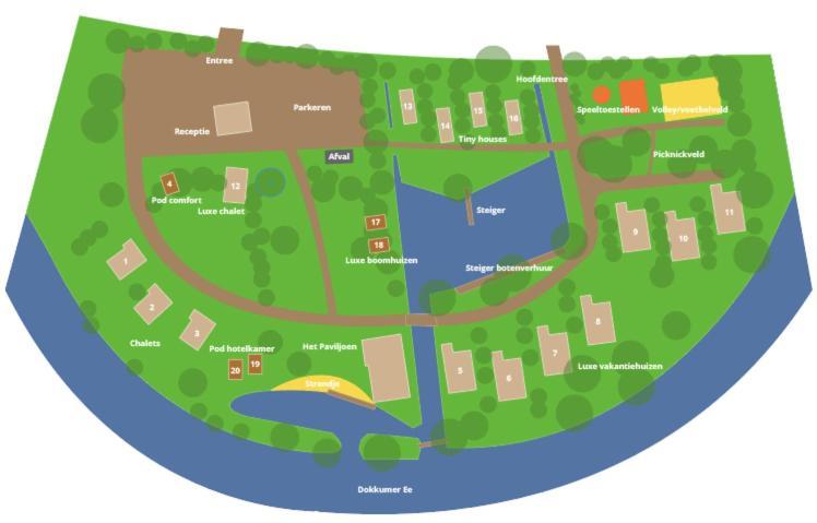 Pod Hotelkamer Aan Het Water Dokkum Bagian luar foto